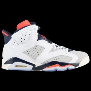 Jordan 6 retro white/infarered/navy blue